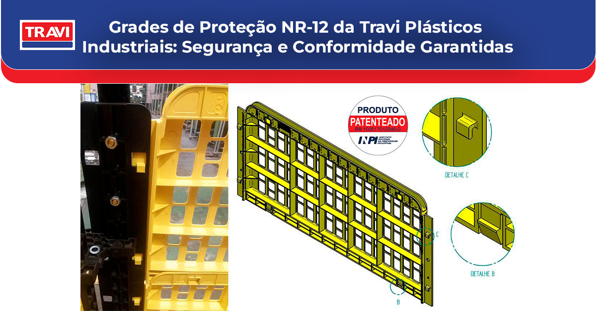 Grades de Proteção NR 12 da Travi Plásticos: Segurança e Conformidade ...