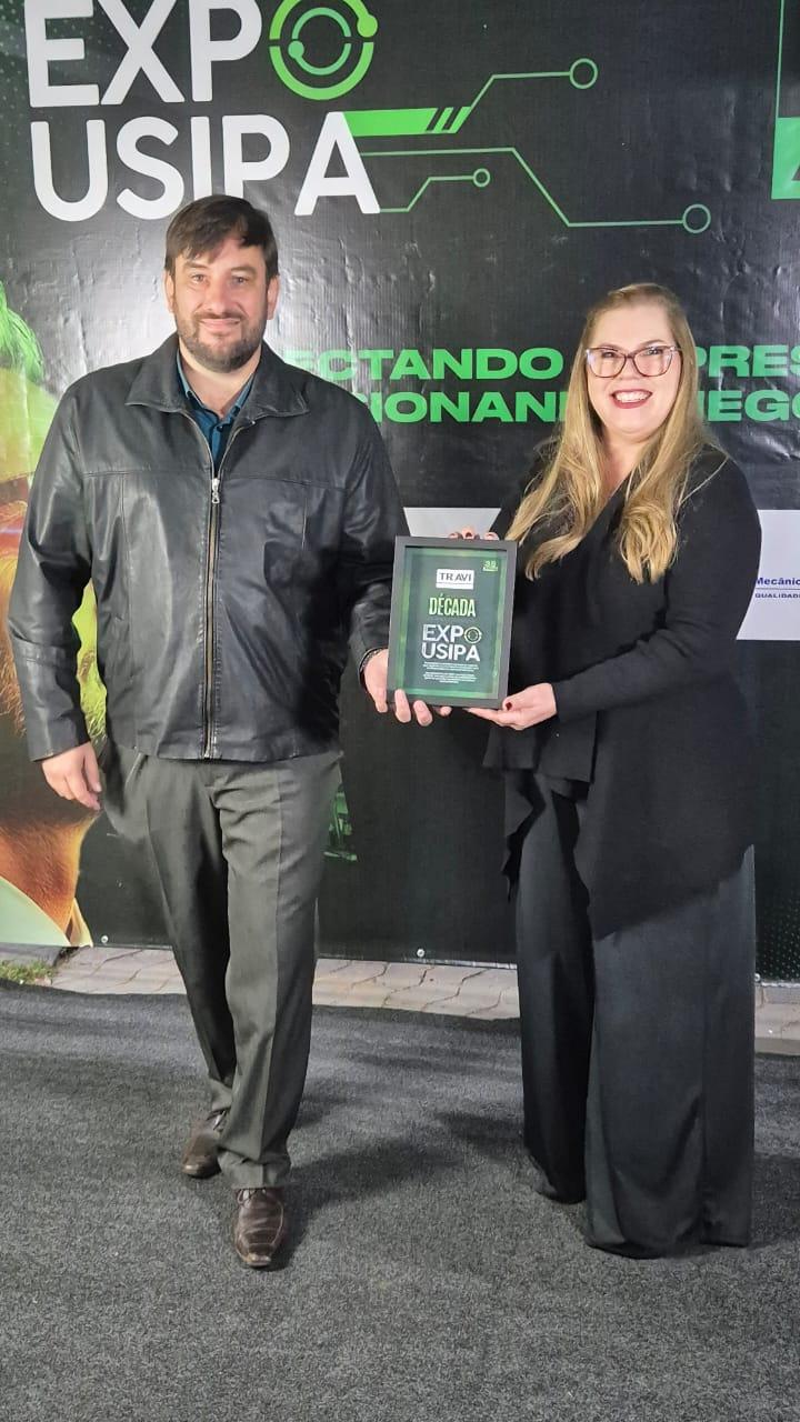 Travi é Homenageada na Abertura Oficial da Expo Usipa 2025
